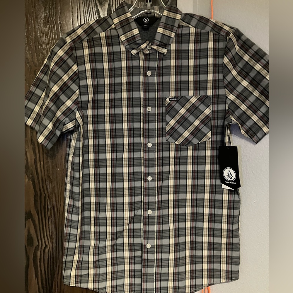 Volcom Plad Button Down